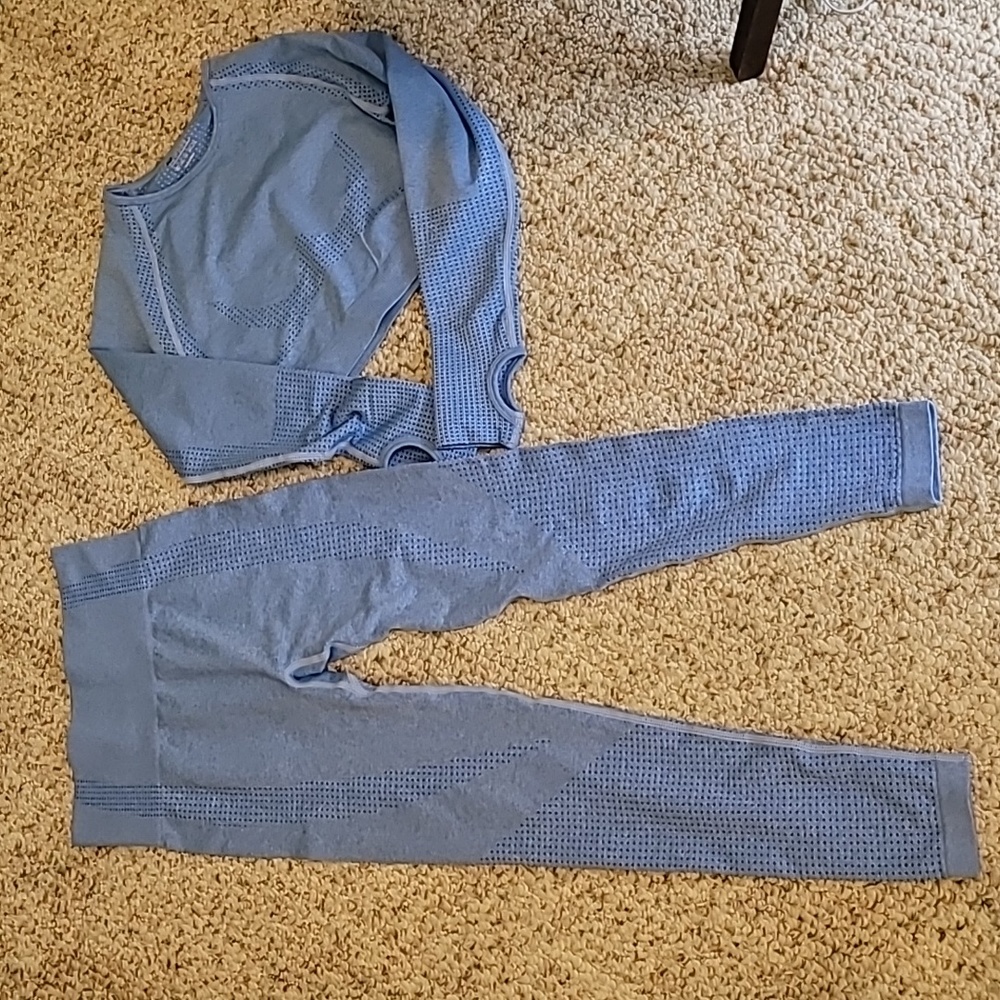 Blue athletic set - size small